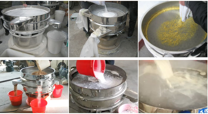 豆?jié){振動篩可適用于化工行業(yè)、食品行業(yè)、冶金礦業(yè)、公害處理等行業(yè)