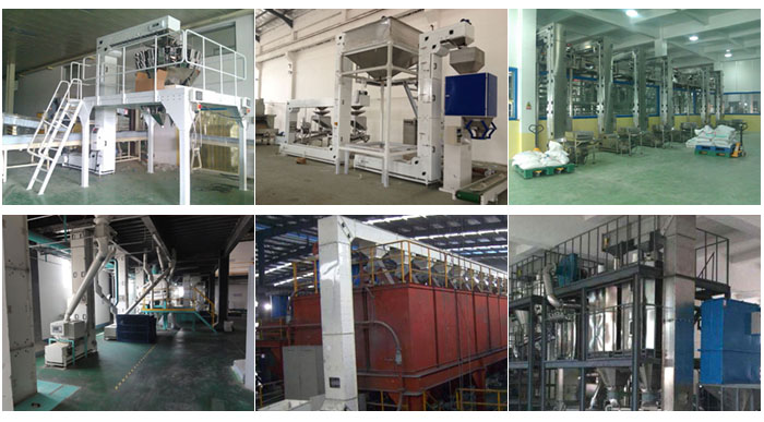 z型斗式提升機(jī)食品廠配合包裝機(jī)輸送，輸送小麥，碎礦石輸送等現(xiàn)場(chǎng)案例展示。