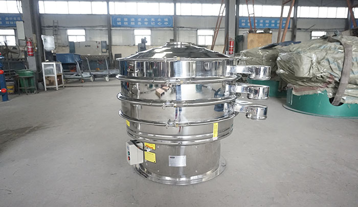 面粉淀粉調(diào)味料振動篩粉機(jī) 雙層全不銹鋼面粉淀粉調(diào)味料振動篩粉機(jī)