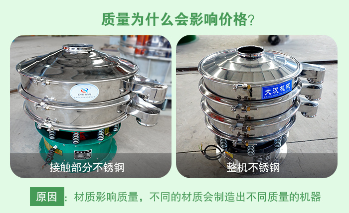 草莓粉不銹鋼振動篩質(zhì)量