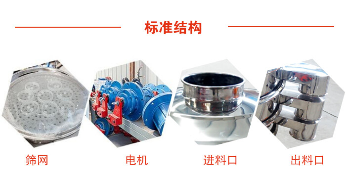 標(biāo)準(zhǔn)篩，篩網(wǎng)，電機(jī)，進(jìn)料口，出料口