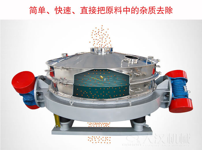 直排篩可用于粉末、顆粒的粗略篩分和除雜