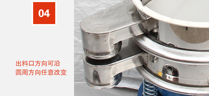 出料口方向可沿圓周方向任意改變。